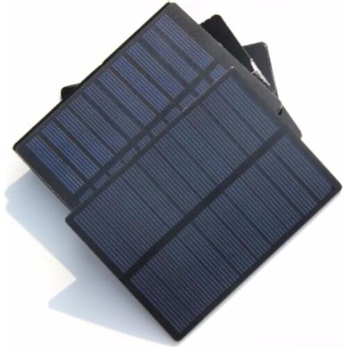1.3W 5V Solar Cell Solar Module Polycrystalline PET Solar Panel DIY Solar Charger 110*80*2MM 2pcs/lot Free Shipping