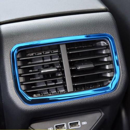 1pc for BORA PLUS 2019-2020 Back row Outlet Decorative frame Stainless steel