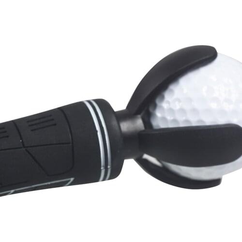 1 Pcs New 4 Prong Golf Ball Pick Up Tool Ball Pick Up Retriever Grabber Claw Sucker Tool for Putter Grip Professional Golf Acces