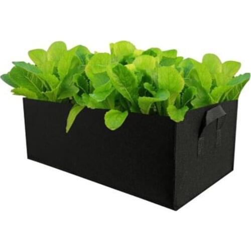 1PC Rectangle Plant Grow Bags Anti-corrosion Garden Pots for Vegetable Planter Bag
