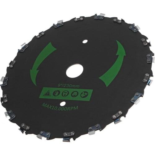 14/20 Teeth Lawn Trimmer Head Mower Coil Brushcutter Chainsaw Trimming Brush Machine For Cutting Heavy Brush Thick Grass