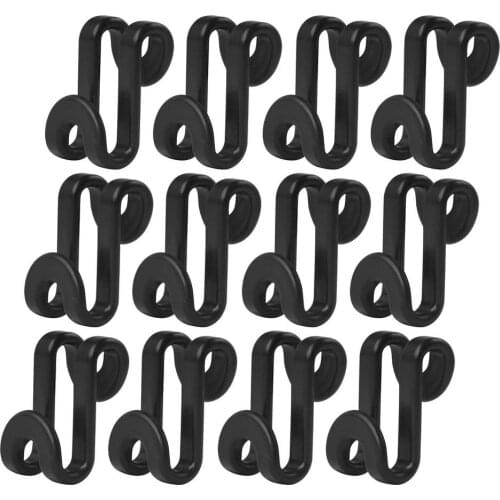 6/12/24PCS Clothes Hanger Hook Folding Storage Wardrobe Closet Organizer Hook Space Saving Connectors Clothes Rack Holder