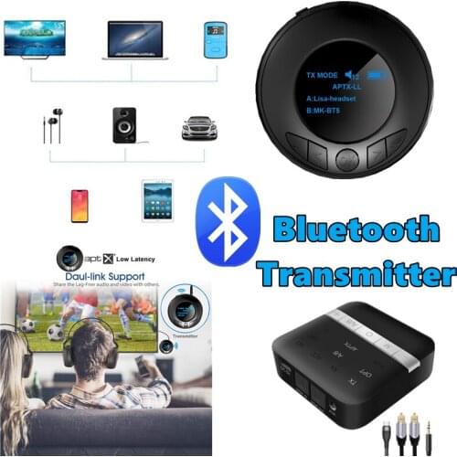B3 OLED Wireless Bluetooth Transmitter TV Headphone PC PS4 3.5mm Aux SPDIF 3.5 Jack Optical Audio Music Bluetooth Adapter