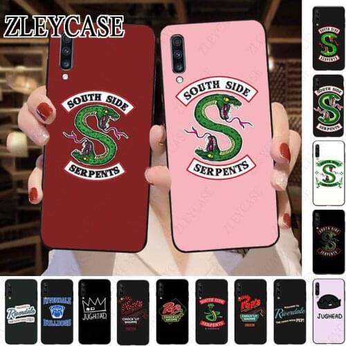 Riverdale South Side Serpents American TV Soft Phone Case For Samsung Galaxy A50 A10 A20 A20E A20S A51 A70 A30 A6 A7 A8 case