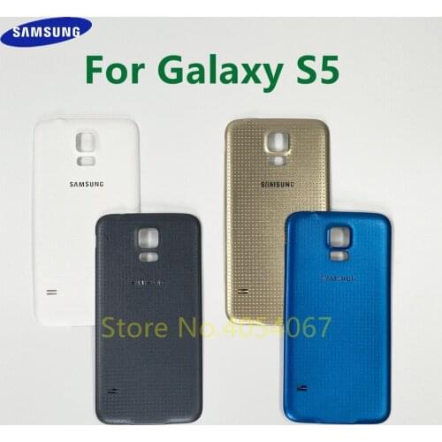 For Samsung Galaxy S5 G900 G900F G900H G900I G900T I9600 Phone Case Battery Back Cover Rear Door Housing Replacement