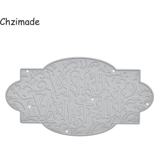 Chzimade Fish Metal Cutting Dies Scrapbooking Stencil For Diy Card Making Embossing Die Cutter New Paper Crafting