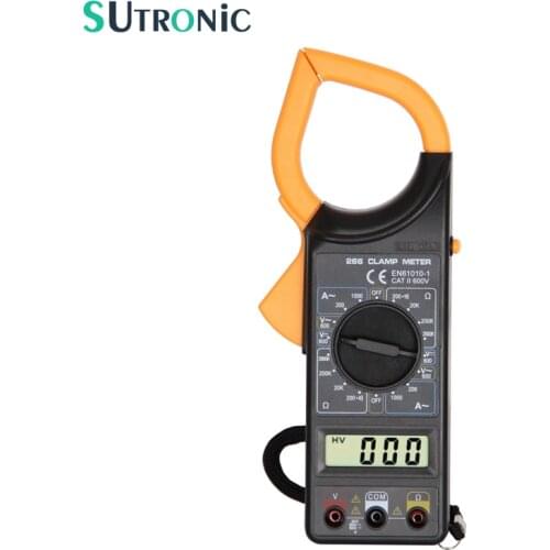 DT266 Digital Current Clamp Meter Buzzer Data Hold Non-contact Multimeter test Voltmeter Ohmmeter Ammeter Ohmmeter Volt AC DC