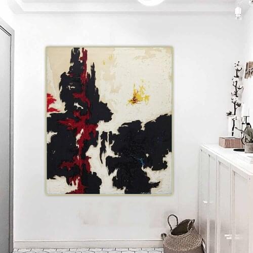 Clyfford Still《PH-144》Abstract Canvas Art Oil Painting Artwork Poster Picture Wall Hanging Decor Home Living Room Decoration
