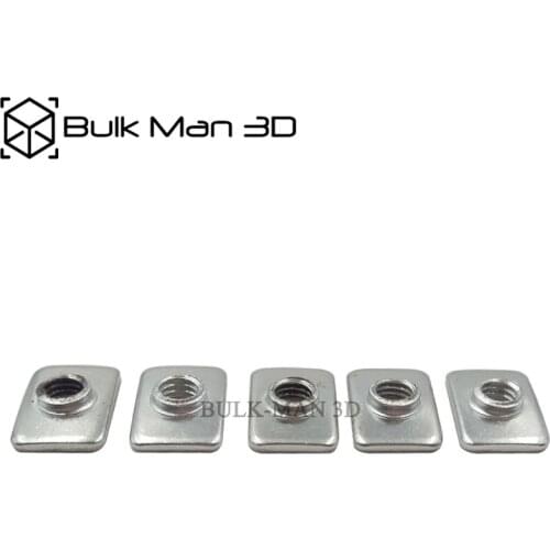 3D Printer Parts T Nut Carbon Steel Galvanized for OX CNC DIY Wooding Machanice , V-Slot -100PCS