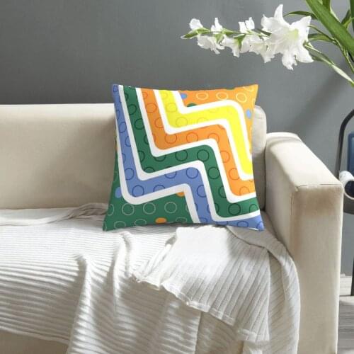 Geometric Figure Creation pillowcase printed cushion cover sofa waist pillow pillow cover