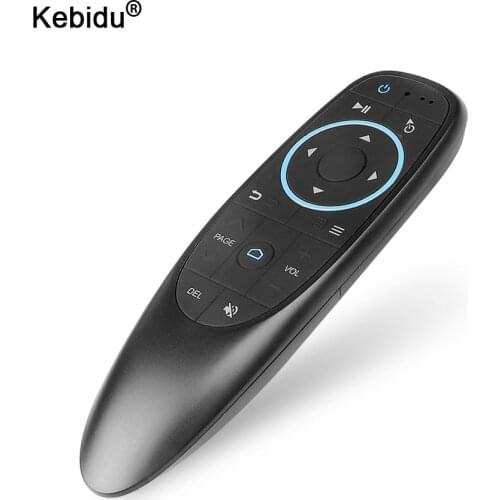 Kebidu G10BTS Wireless Air Mouse Bluetooth 5.0 Remote Control 17-Key Smart Air Mouse Built-in Gyroscope for Android TV Box Phone