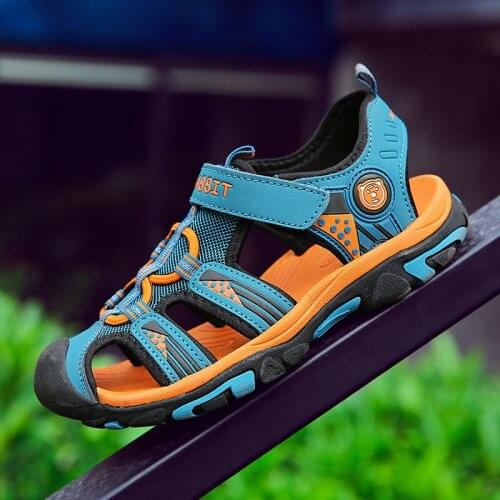 Kids Outdoor Flats Running Sports Shoes Summer Boys Mesh Breathable and Lighweight Shoes Childrens Casual Sneakers Size 25-37