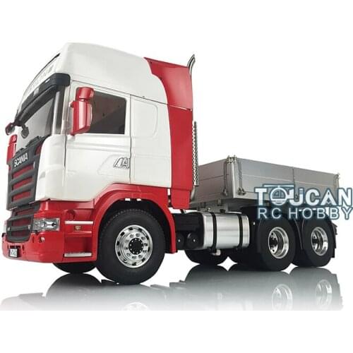 LESU 1/14 RC Truck Tractor Sca 6*6 Metal Chassis Hopper Painted Hercul Cabin THZH0601-SMT2