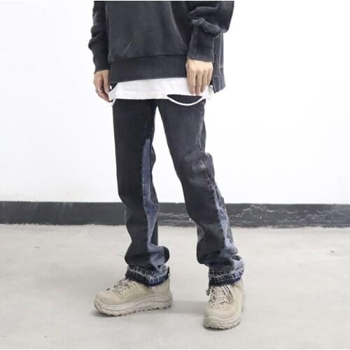 LIBIELIY Men's Flared Jeans