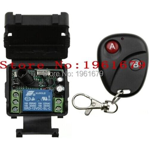 DC 12 v mini wireless remote control switch 1channal Intelligent home appliance system 1X receiver+1X transmitter