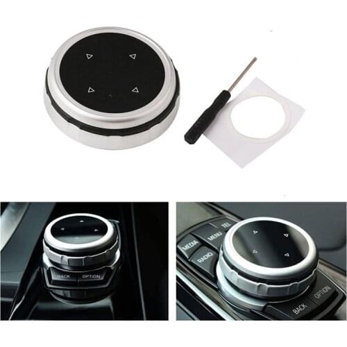 Car Modification Multimedia Chrome Knob Cover