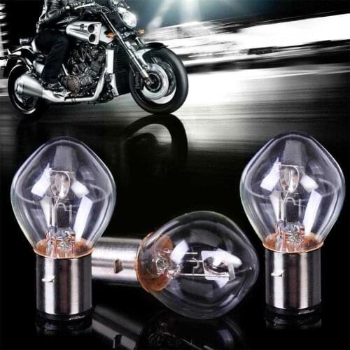 Motorcycle Halogen Lamp Headlight Bulb B35 12V35/35W BA20D Light Clear J0G5