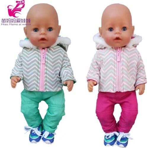 Baby Doll Clothes Coat 18 Inch Girls Doll Jacket Toys Wears Baby Girl Gift