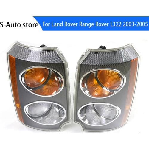For Land Rover Range Rover L322 2003 2004 2005 Car Front Indicator Parking Turn Signal Corner Light Side Lamp Cover Euro Style