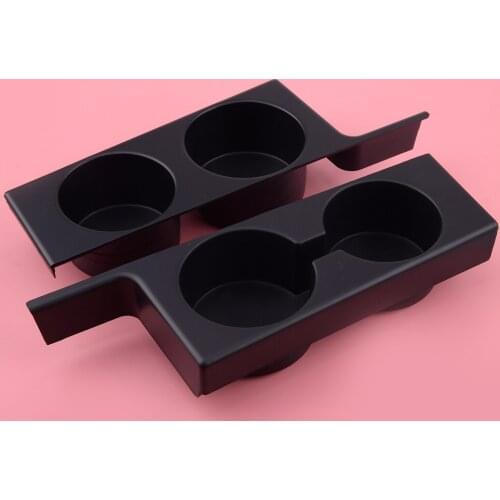 CITALL Car Front Center Console Double Cup Holder ABS Fit for BMW 5 Series E39 525i 528i 530i 540i M5 1997-2001 2002 2003