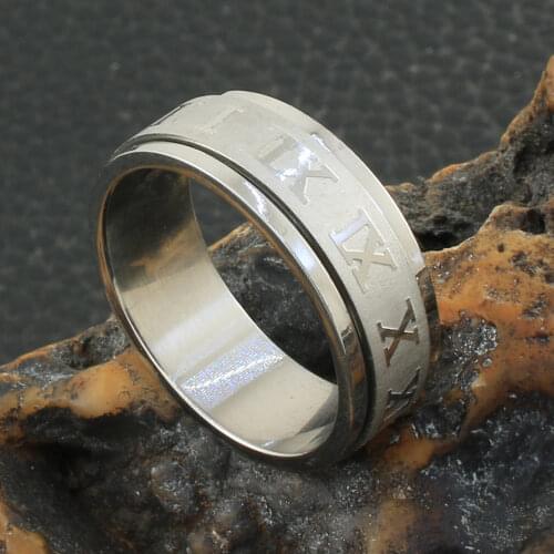 Simple Style Stainless Steel Jewelry Rings Fashion Gift Joyas De Acero Inoxidable Para Mujer RRYZ012