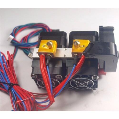 RepRap Replicator 3D Printer dual extruder full kit 1.75 mm 0.4mm extruder assembly set