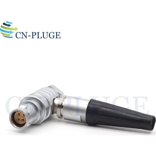 Canon EOS C200 and Canon EOS C300 Mark II power plug Right angle 4 Pin female Connector plug