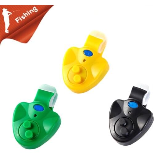 Fishing Fish Bite Alarm Electronic Buzzer on Fishing Rod with Loud Siren Daytime Night Indicator With Battery