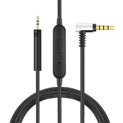 OFC Nylon Braided Mini XLR 3 Pin Replacement Cable Extension Aux 3.5mm Cord Wire for Reloop RHP20 RHP10 RHP 20 10 Headphones