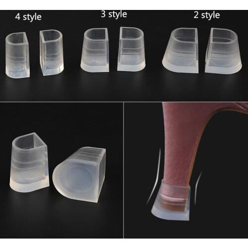 USHINE Quality High Heel Latin Stilettos Studs Dance Covers Heel Cleats Non Slip Silicone High Heeler Party Modern Wedding Shoes