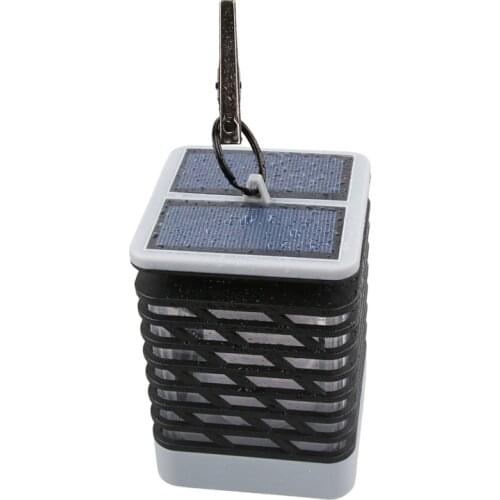 Solar Light Lantern Flame Outdoor Solar Chandelier Automatic Switch for Garden Terrace Courtyard Path