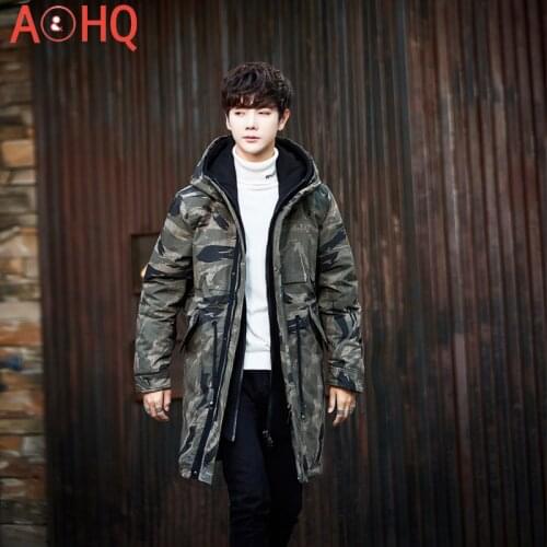 2021 Winter Jacket Men Clothing Thick Parka Mens Down Jackets Fur Collar Coat Male Warm Parkas Erkekler Ceket LXR959