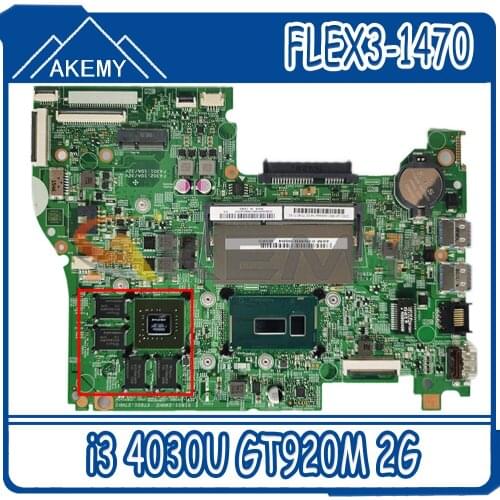 Abdo 448.03N03.001M for Lenovo FLEX3-1470 YOGA 500-14IBD notebook motherboard CPU i3 4030U GT920M 2G DDR3 100% test work