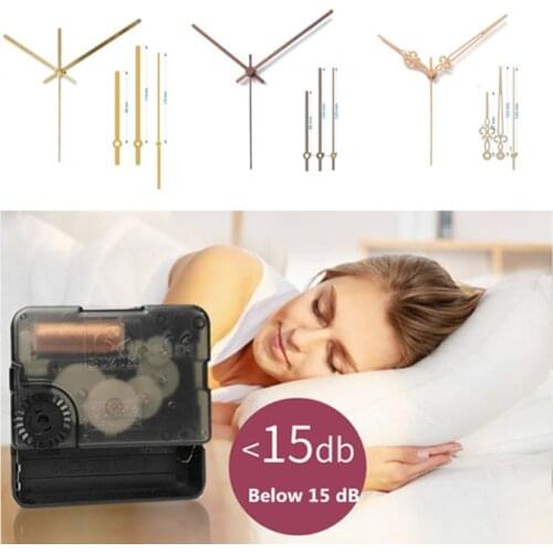 10sets/lot Japan Silent 12inch Wall Clock Quartz Movement Mechanism Wooden hands Clock pointers Repair Kit Tool Set decoration