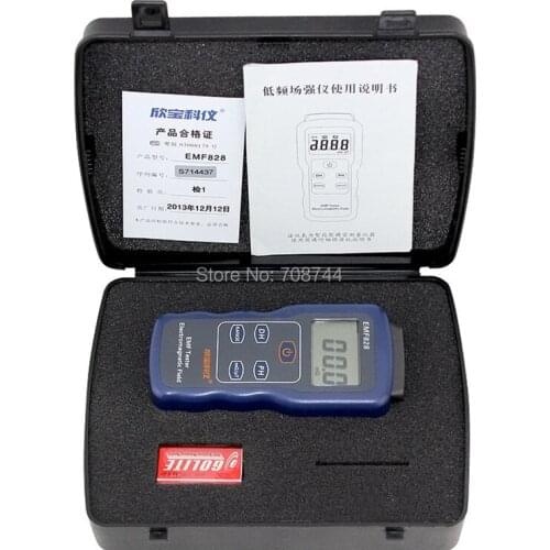 EMF828 EMF Tester Low Frequency Filed Intensity Meter For Particular Objects Or Devices Radiate Electromagnetic Waves