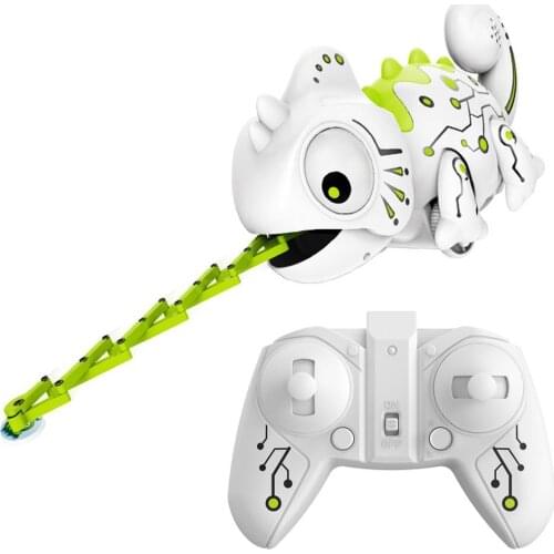 RC Animals Toys 2.4GHz Chameleon Lizard Smart Toy Intelligent Pet Toy Improve Concentration Kids Birthday Gifts Funny Toys