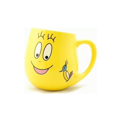 Creative Fashion Cute Ceramic Mug Barbapapa Cartoon Cup for Birthday Gift Mug Coffee Cup Christmas Water Mug