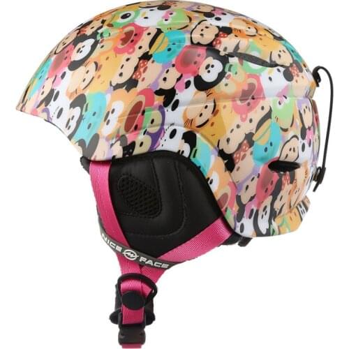 Ski helmet men and women outdoor sports protective gear motorcycle protection cap snowboard helmet windproof shockproof warm hat