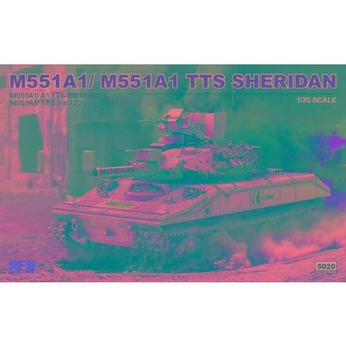 RYE RM5020 1/35 Scale KIT 551A1/551A1 TTS SHERIDAN TANK MODEL 2019 NEW