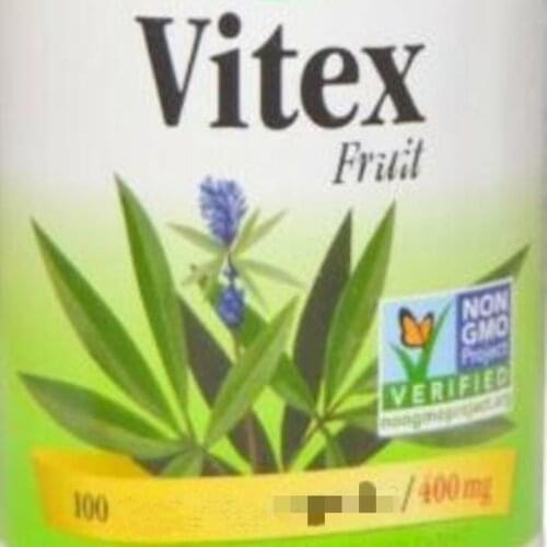 Natural vitex fruit 400 mg 100 pieces traditional woman support