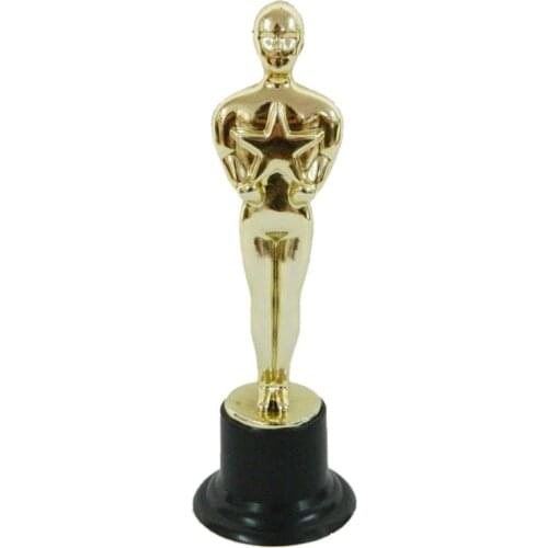 New 12Pcs Oscar Statuette Mold Reward the Winners Magnificent Trophies in Ceremonies and Festivitie