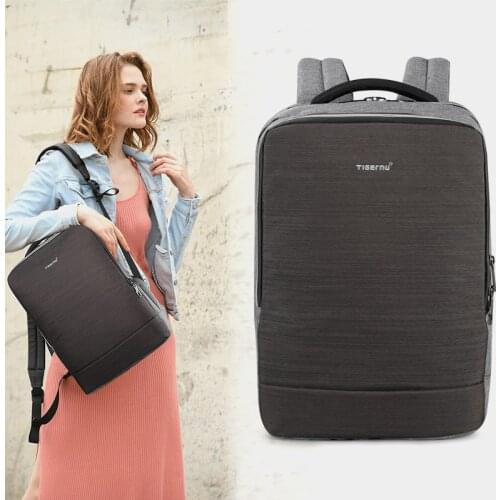 New Tigernu Women Backpack 4.0A USB Quick Charge Anti Theft Backpack Female For 15.6 Laptop Business Travel Bagpack Bags Mochila