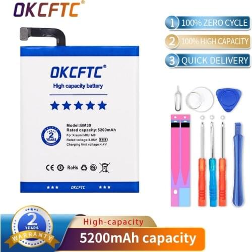 OKCFTC Xiaomi Redmi Note 9 Pro Batteries