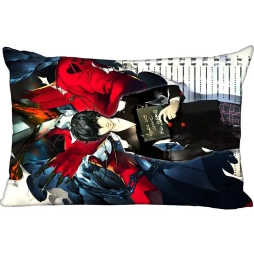 Custom Pillowcase Persona5 rectangle Zipper Pillow Throw Pillow Case Cover 45x35cm(One Side) Printed