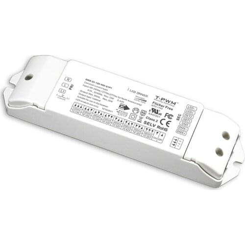 New DMX Dimming Driver LED Dimmable AC 100V-277V Input 100mA-1200mA 15W 25W 36W Constant Current Output DMX512 Power Drive