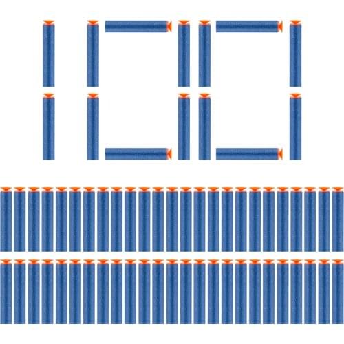 100PCS Darts For Nerf Universal Suction Soft Head 7.2cm Refill Darts Toy Gun Bullets for Nerf Series Blasters Xmas Kid Gift