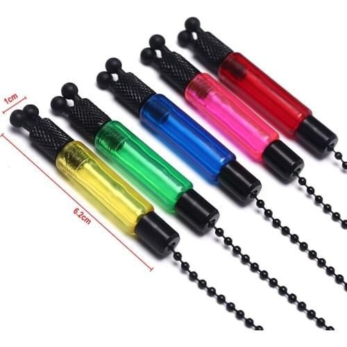 1pc Carp Fishing Alarms Swinger Fishing Hangers Bobbins Swingers For Fishing Bite Alarm Indicator Red/Pink/Yellow/Blue/Green