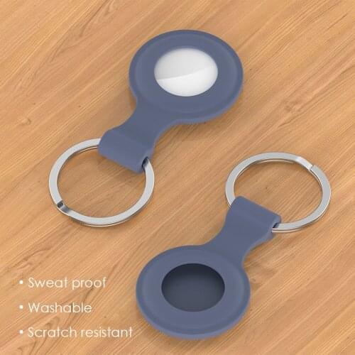 Silicone Locator Tracker Protective Case for Apple Airtags Anti-Lost Device Skin Anti-Scratch Dust Cover