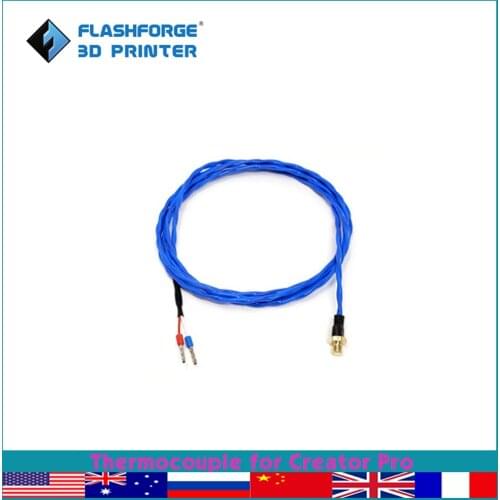Flashforge Thermocouple for Creator Pro 3d Printer Thermistor Spare Parts Temperature-sensitive Resistance Accessories