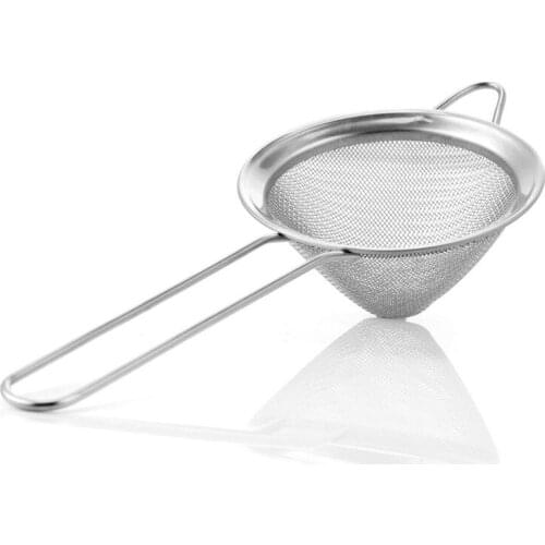 Fine mesh stainless steel cocktail strainer colander sieve sieve tool blade whiskey vegetable spatula wine accessories